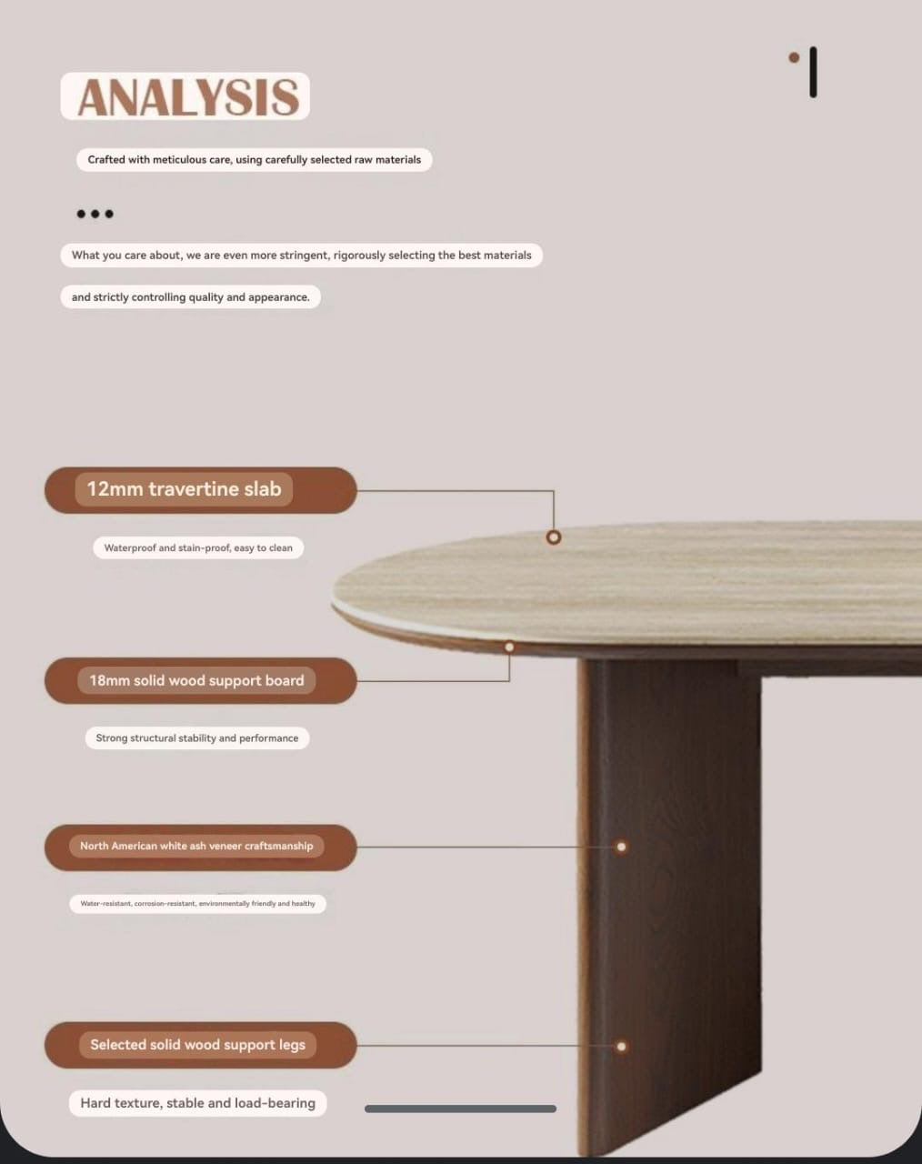 VINTAGE DINING TABLE