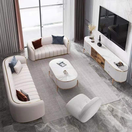 LUXURY STONE SLAB TV SET
