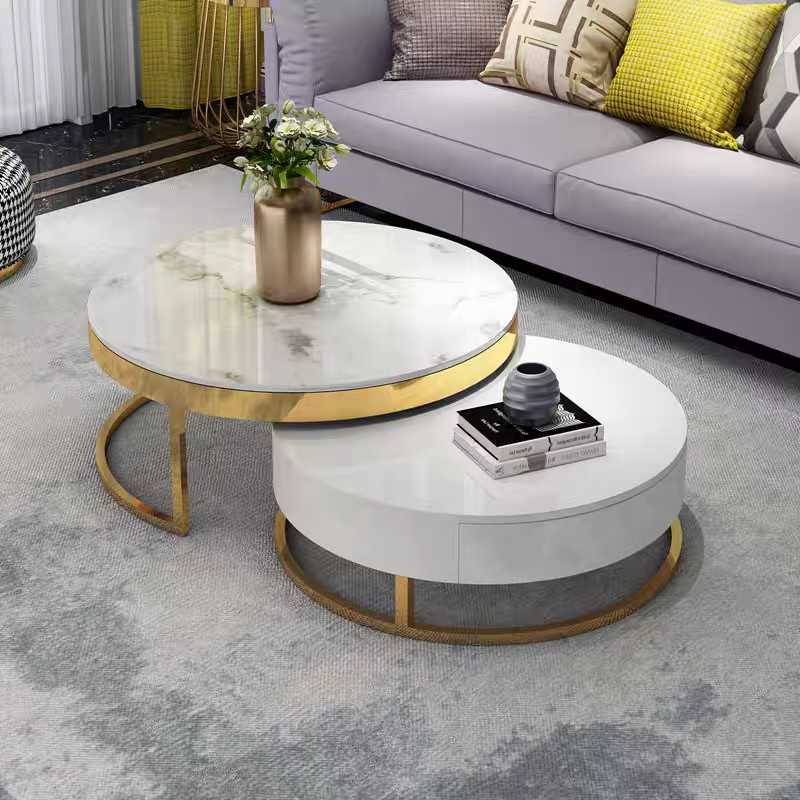 Round coffee table
