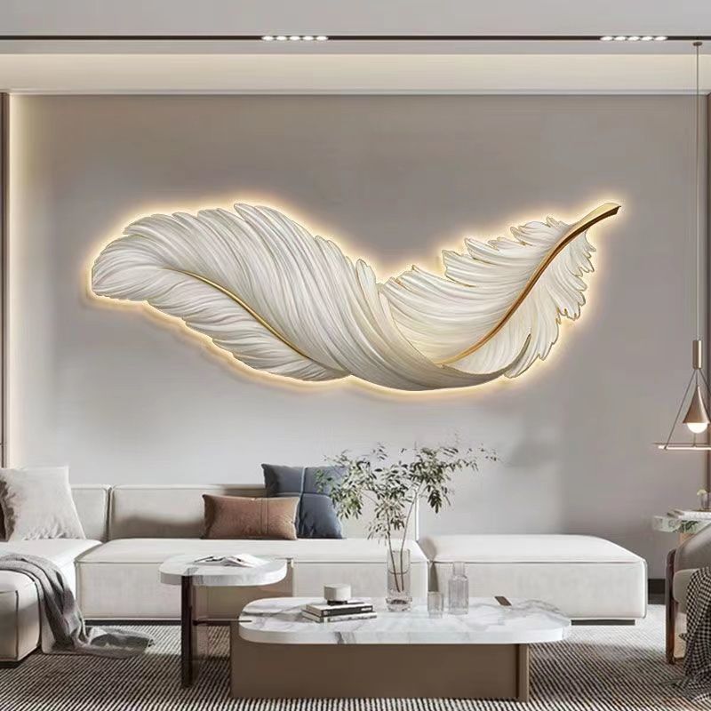 Wall feather decorations