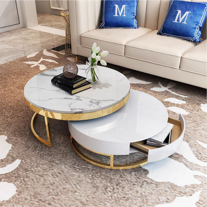 Round coffee table