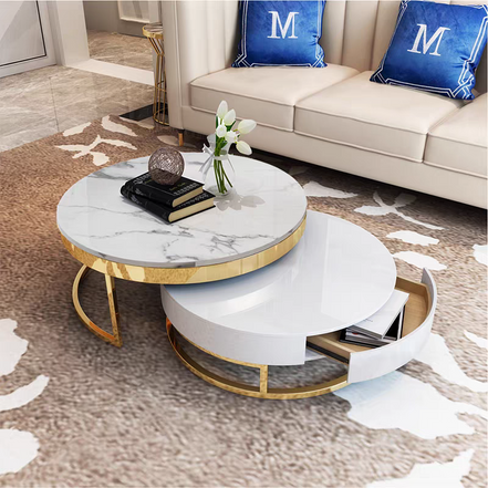 Round coffee table