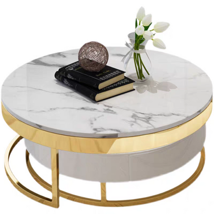 Round coffee table