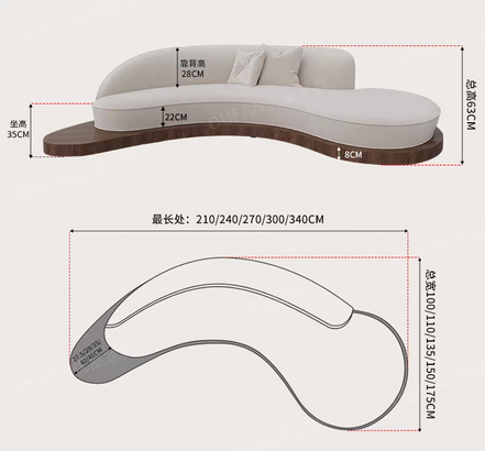 Curvy sofa