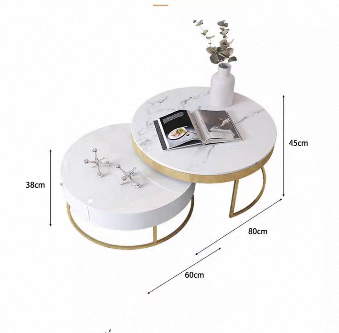 Round coffee table